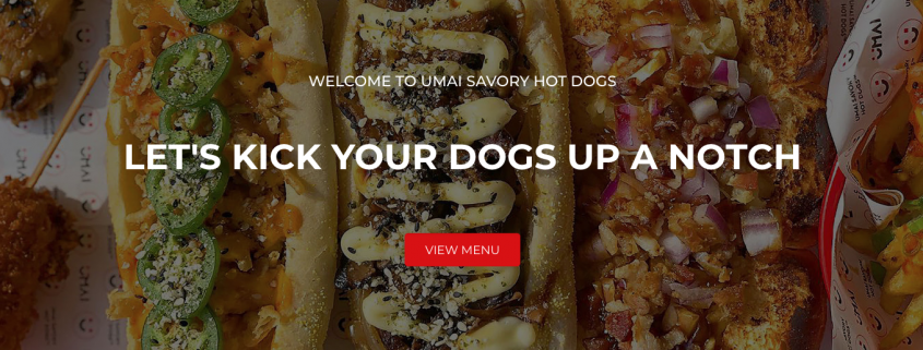 umai hot dogs website